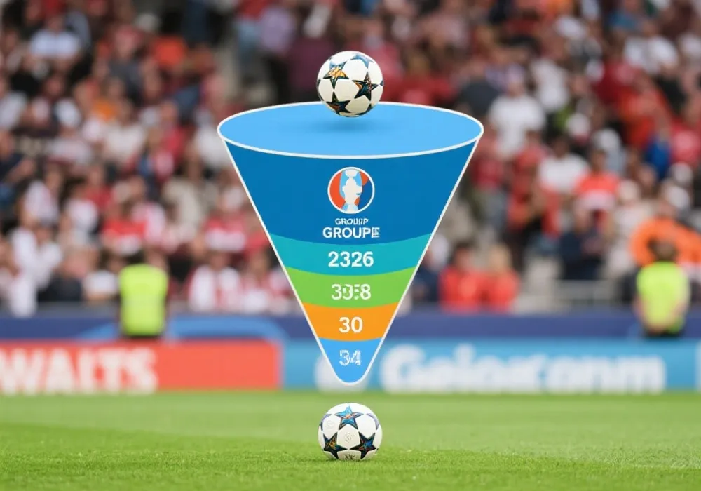 小组出线概率漏斗示意